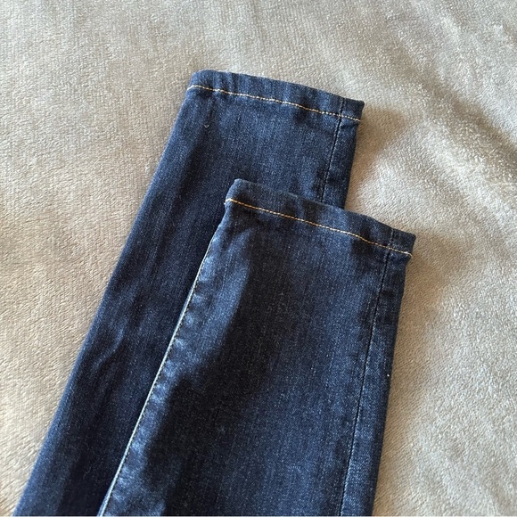 J Brand Mama J Rail FLEETING Denim Dark Wash Maternity Side Panel Jeans Size 25 - Picture 15 of 15